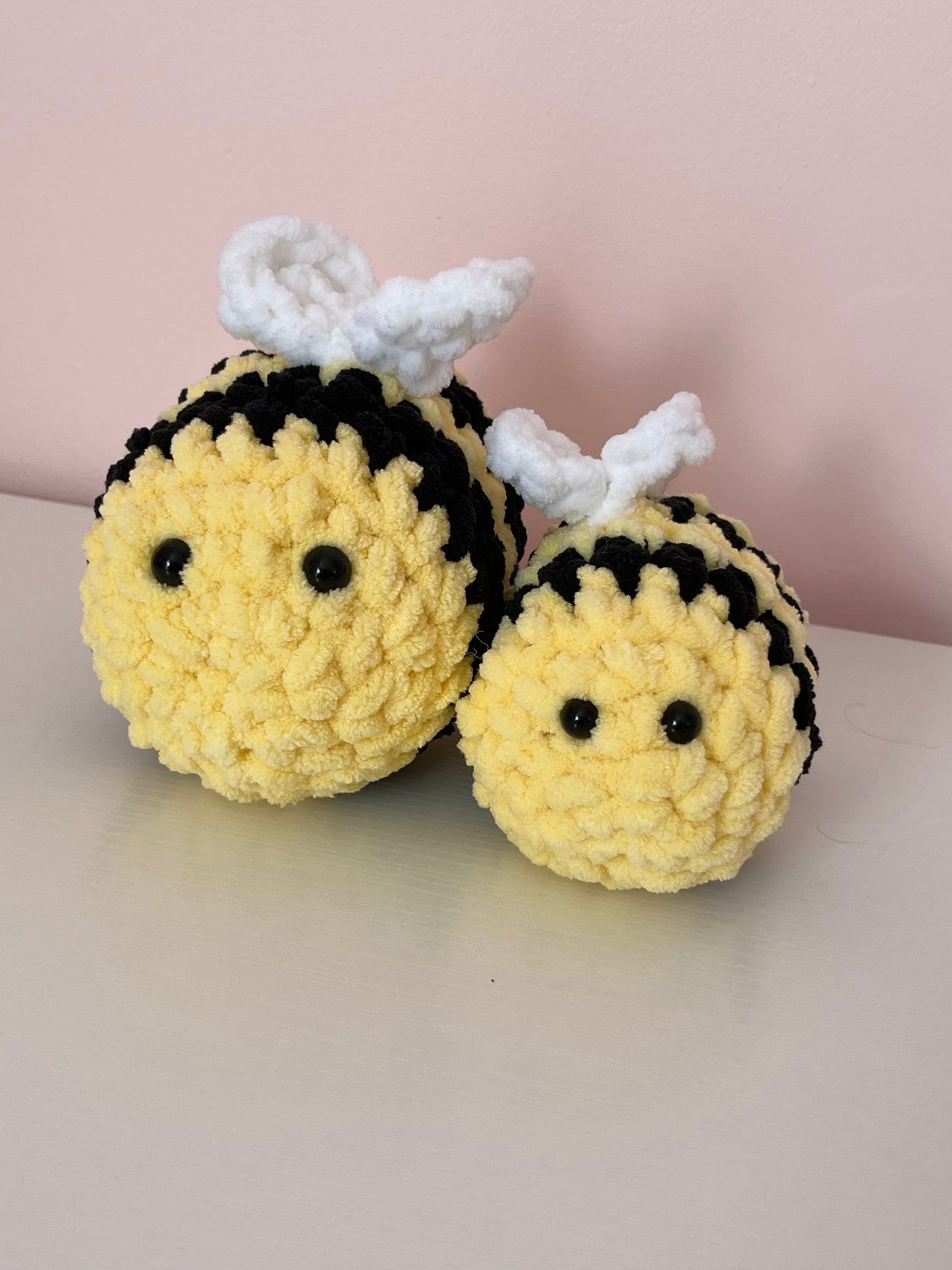 Big and Small Crochet Bee